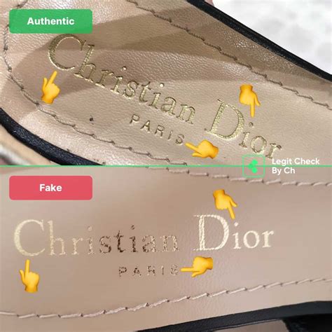 christian dior sandals fake vs real|dior shoe authenticity.